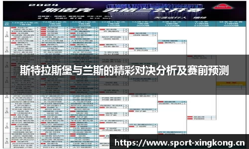 斯特拉斯堡与兰斯的精彩对决分析及赛前预测